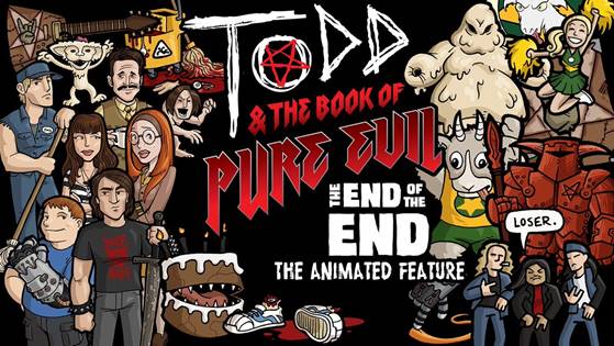 todd and the book of pure evil poster