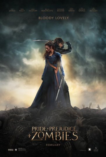 pride and prejudice and zombies poster