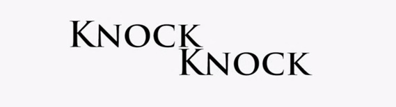 knock knock banner