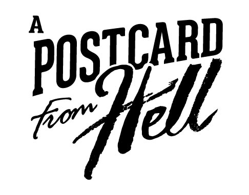 A postcard from hell logo