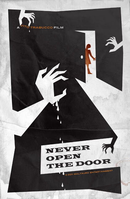 never open the door poster