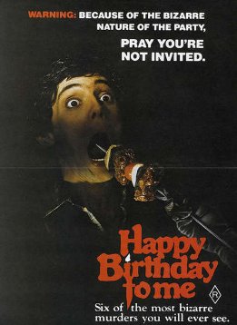 happy Birthday to me poster