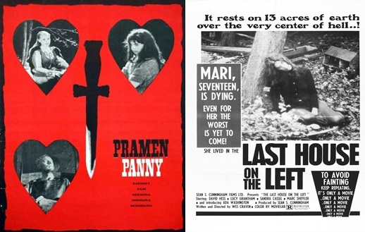 Virgin Spring & Last House on the Left posters
