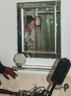 James Crow preparing one of the scenes from Curse of The Witching Tree