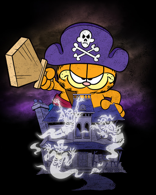 garfield halloween shirt