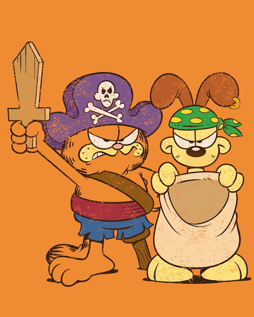 garfield halloween shirt