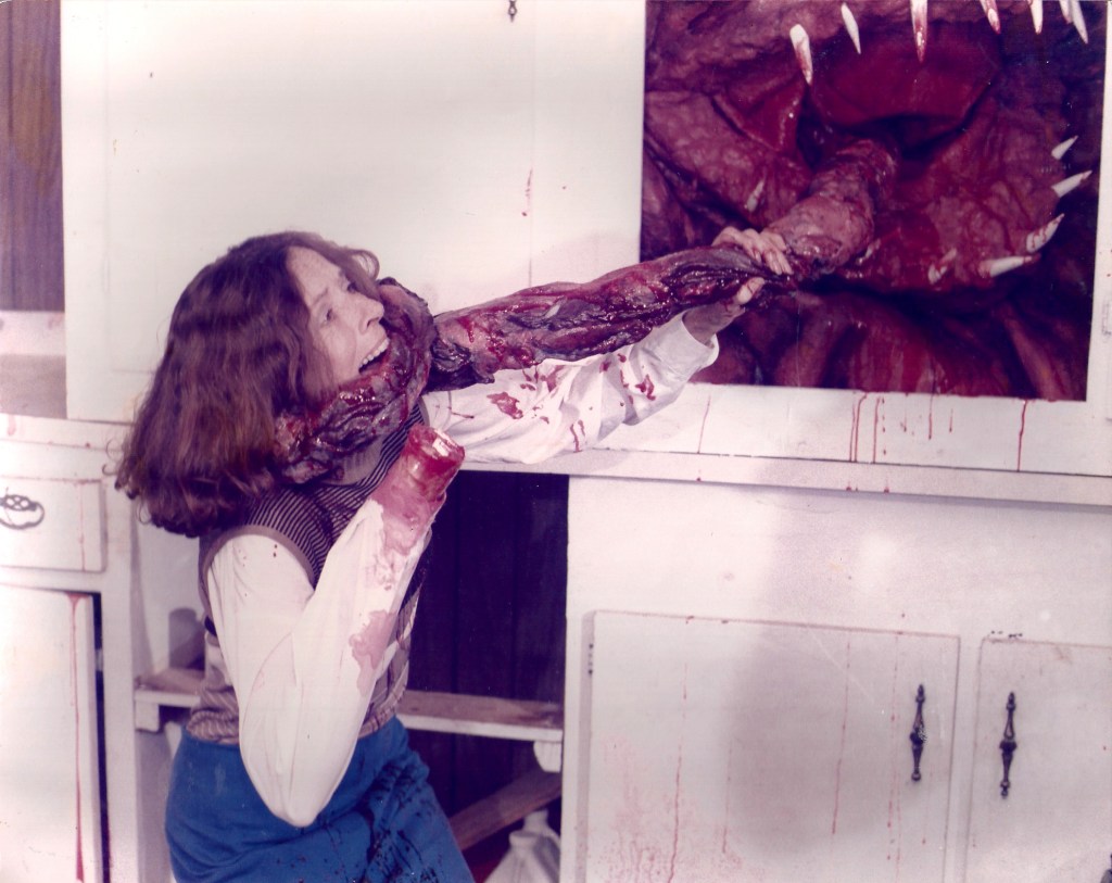 Images from the film The Abomination
